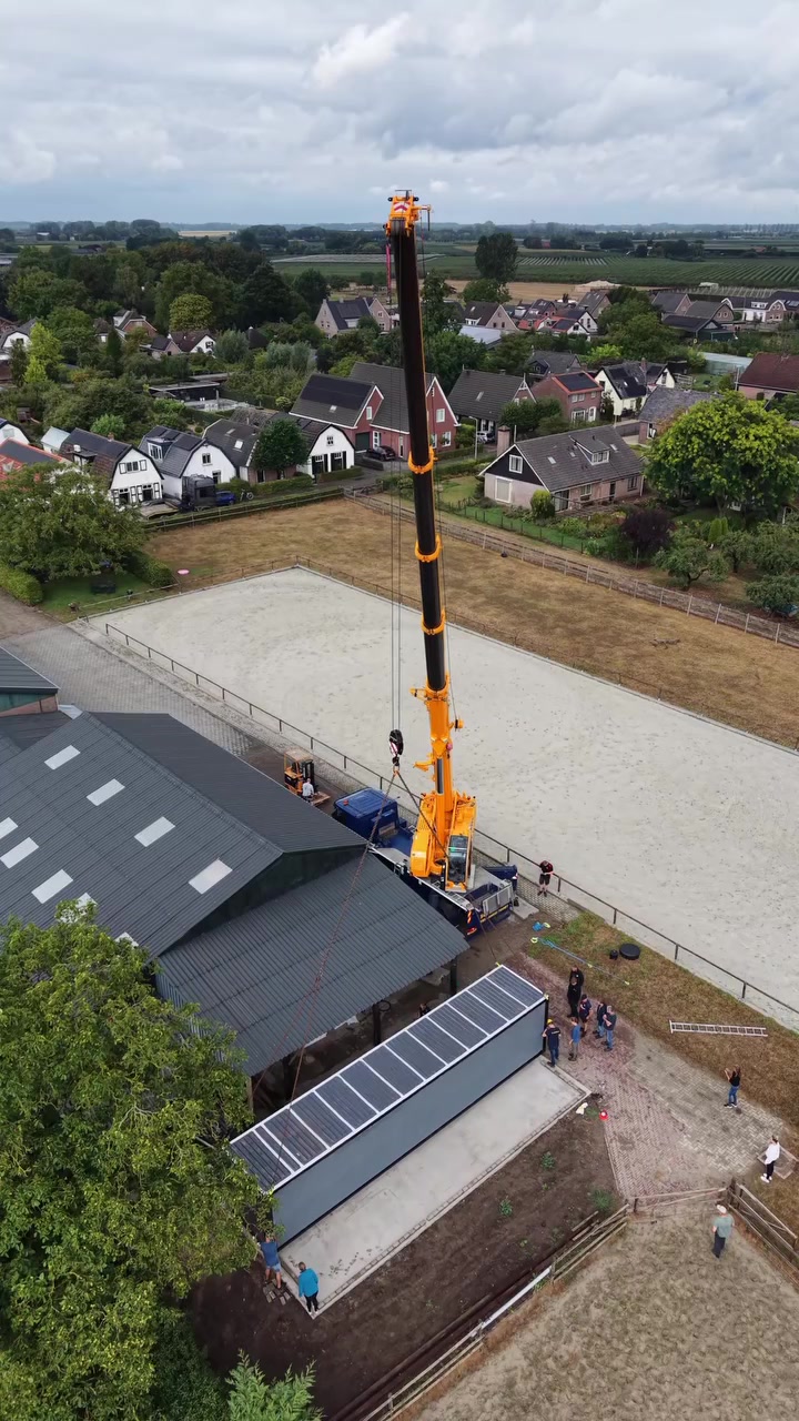 Model Quatro tijdens het project in Geldermalsen